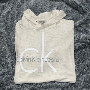Calvin Klein hooded long sleep top